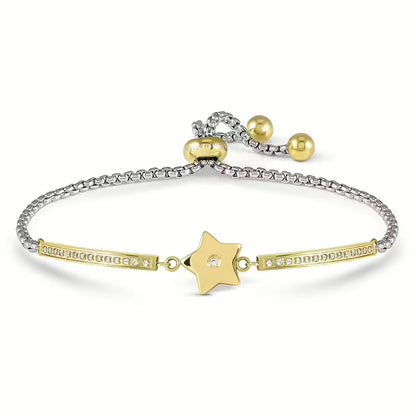 Bracciale Donna MILLELUCI Acciaio Gold Nomination