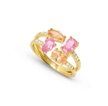 Anello COLOUR WAVE AURORA 4PIETRE Nomination