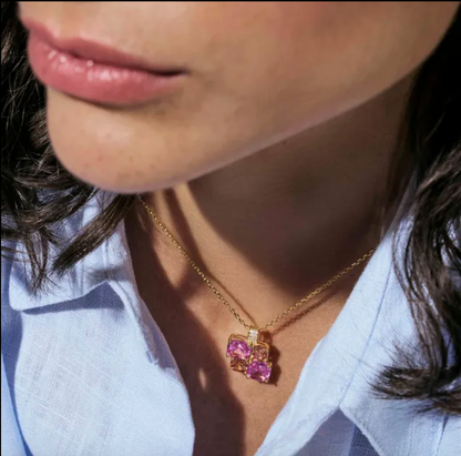 Collana COLOUR WAVE PENDENTE CON PIETRE Nomination