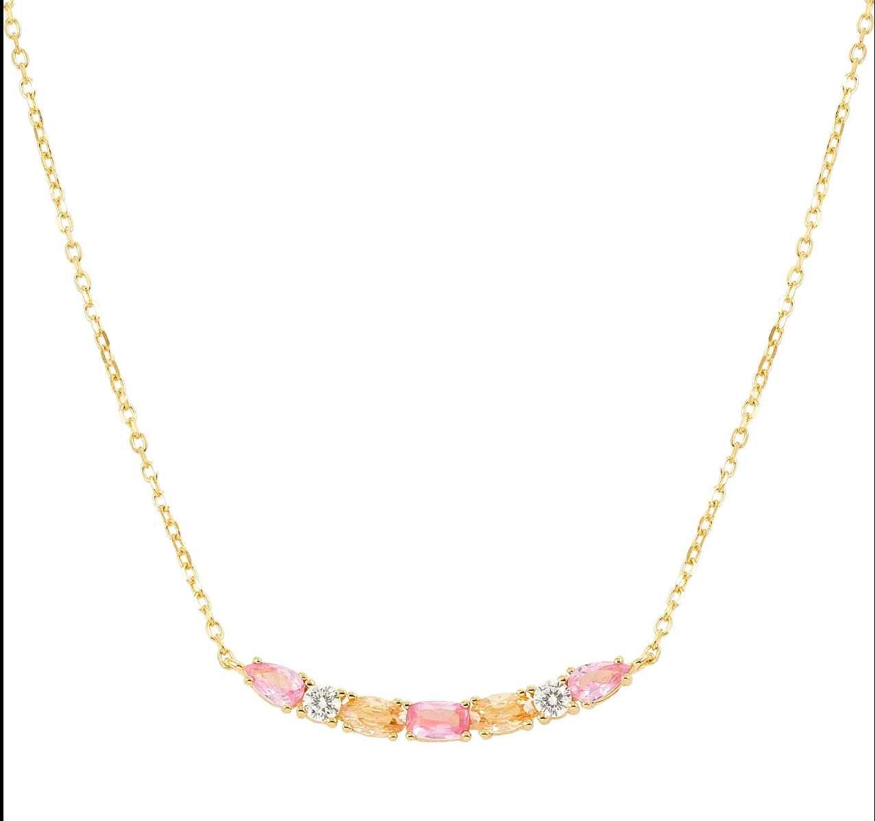 collana colour wave placca corta colorata nomination