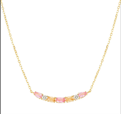 Collana COLOUR WAVE PLACCA CORTA COLORATA Nomination