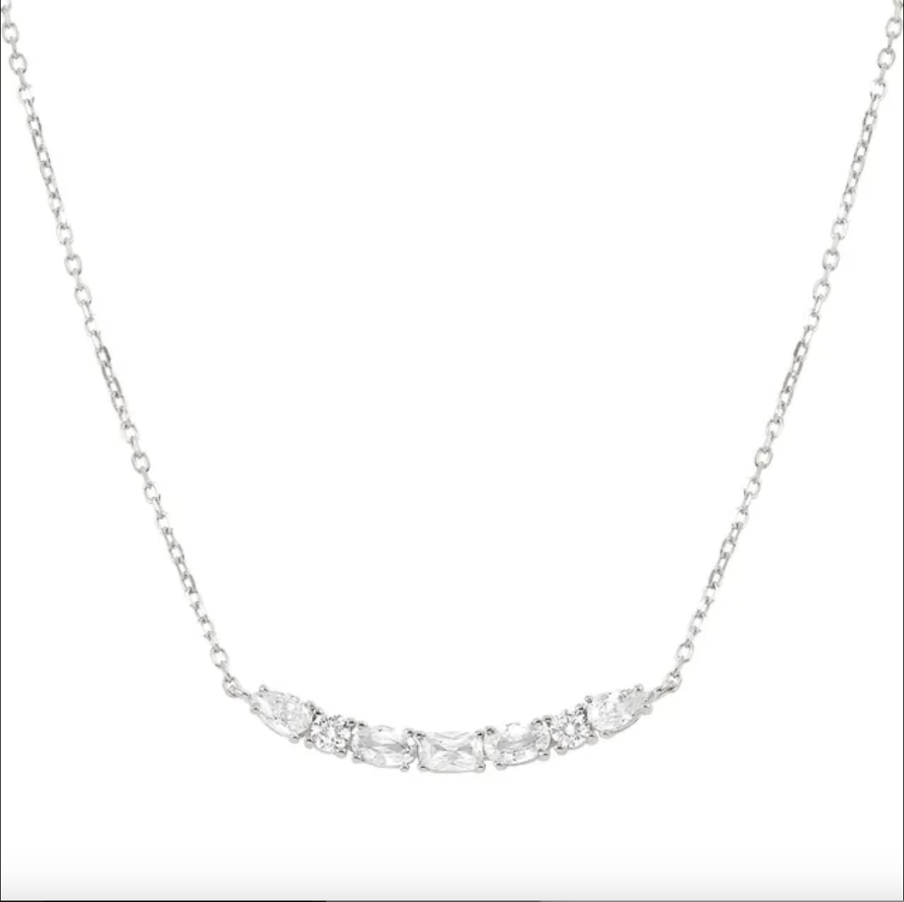 collana colour wave zirconi bianchi nomination