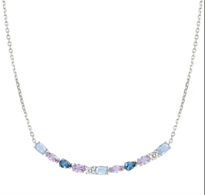 Collana COLOUR WAVE PLACCA LUNGA COLORATA Nomination