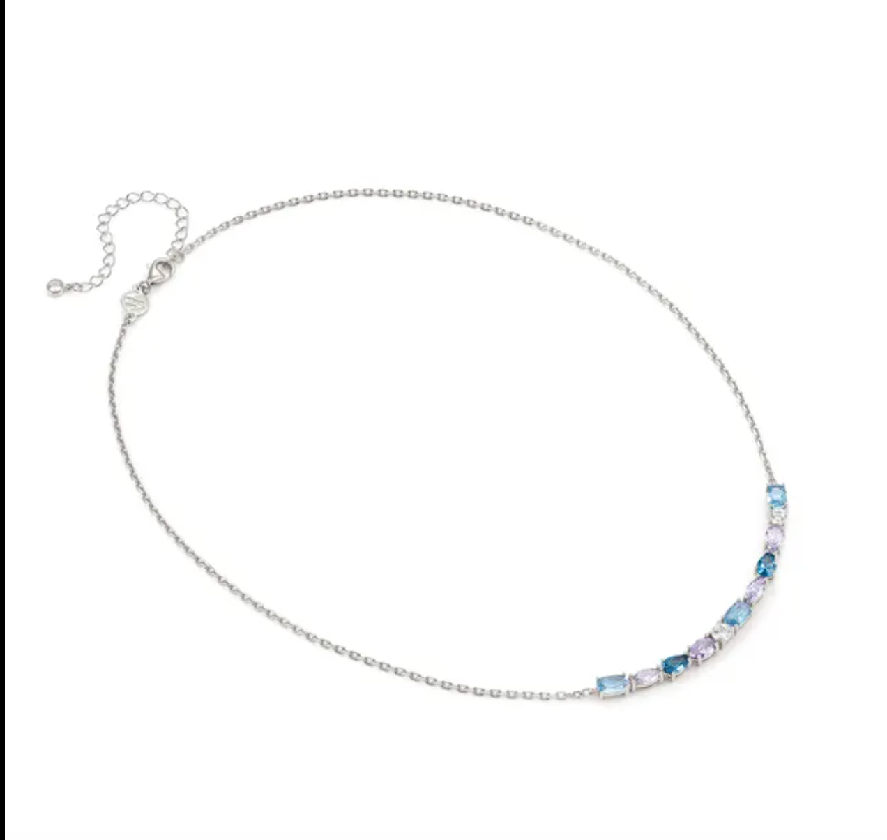 collana colour wave placca lunga colorata nomination