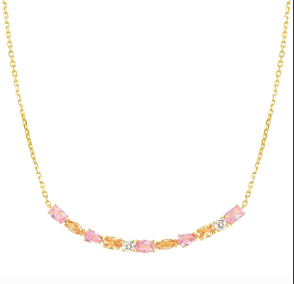 Collana COLOUR WAVE PLACCA LUNGA COLORATA Nomination