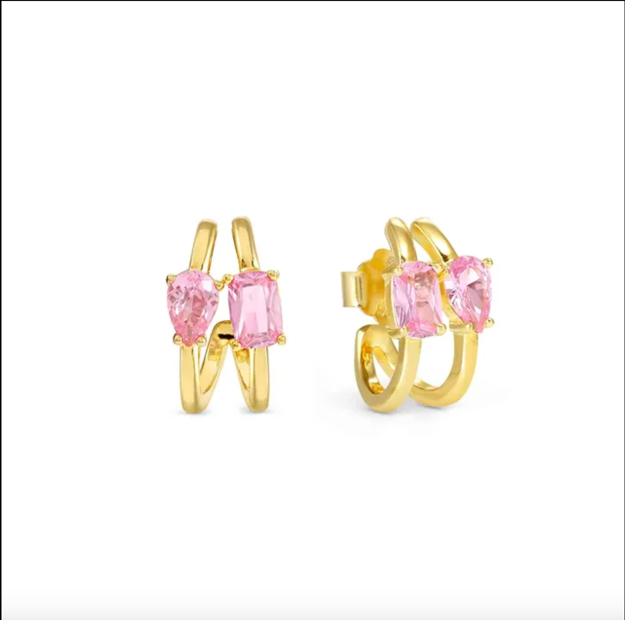 orecchini aurora colour wave rosa nomination