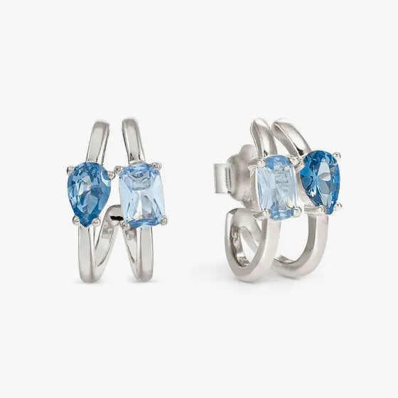 orecchini aurora colour wave celeste|blu nomination