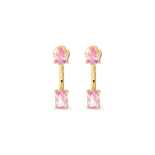 Orecchini PIERCING COLOUR WAVE AURORA ROSA Nomination