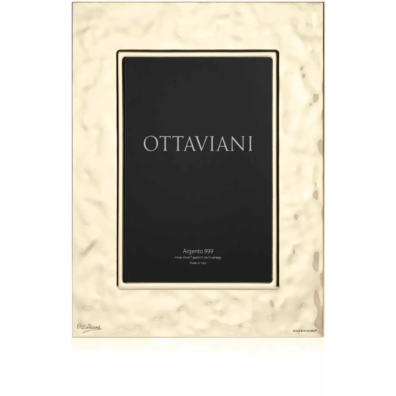 portafoto materica 20x25 ottaviani oro
