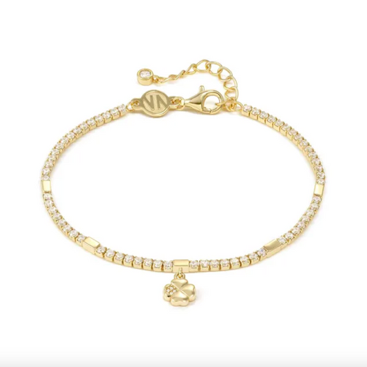Bracciale  PETIT SPARKLE TENNIS QUADRIFOGLIO Nomination