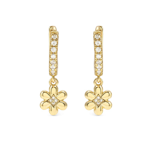 Orecchini a cerchio PETIT SPARKLE FIORE Nomination