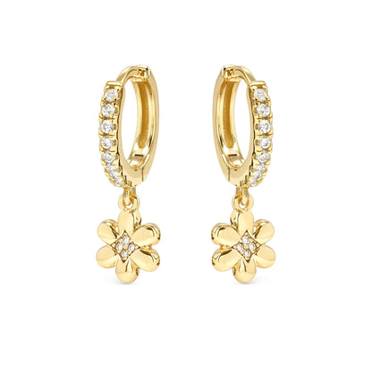 Orecchini a cerchio PETIT SPARKLE FIORE Nomination