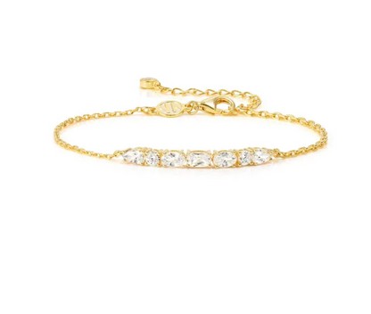 Bracciale COLOUR WAVE AURORA ZIRCONI BIANCHI Nomination