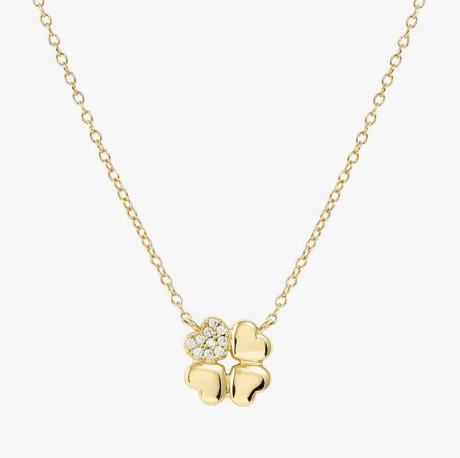 collana petit sparkle quadrifoglio nomination