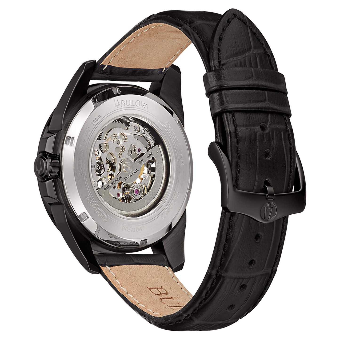 orologio uomo sutton skeleton bulova