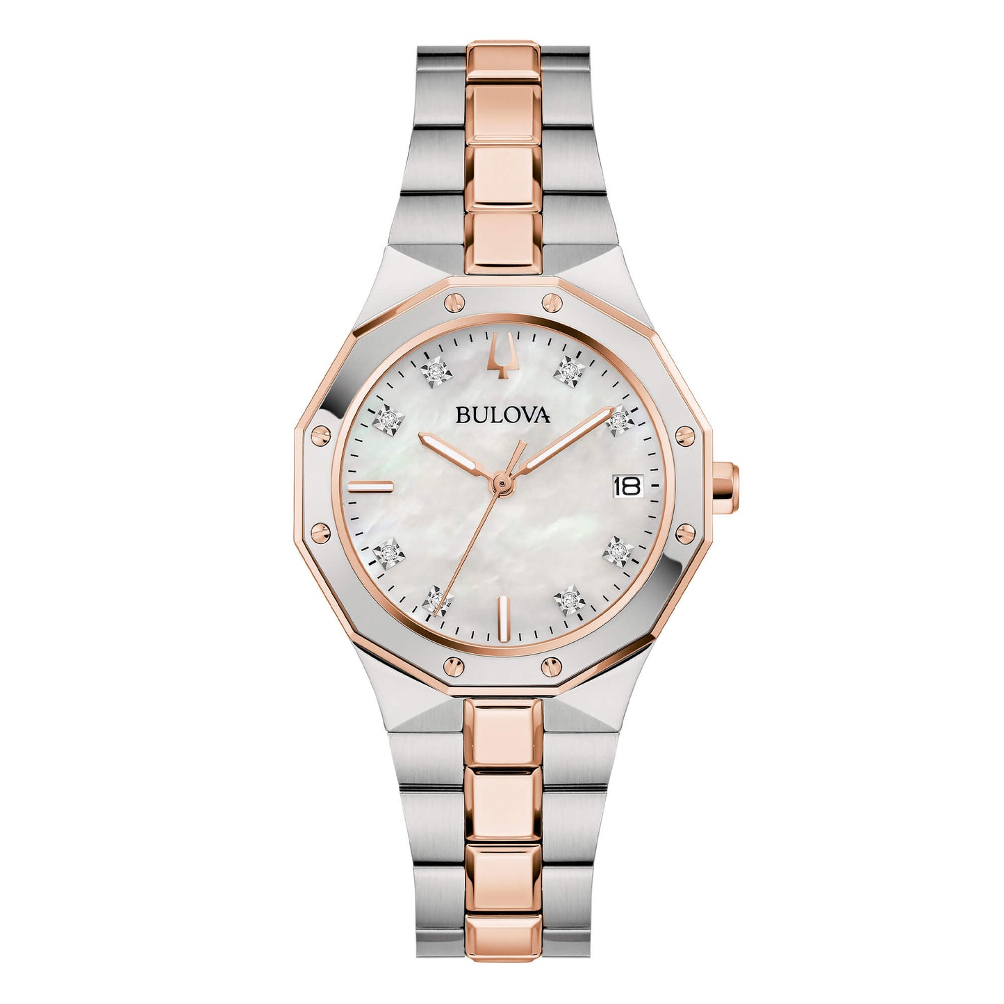 orologio diamonds octagon lady bulova