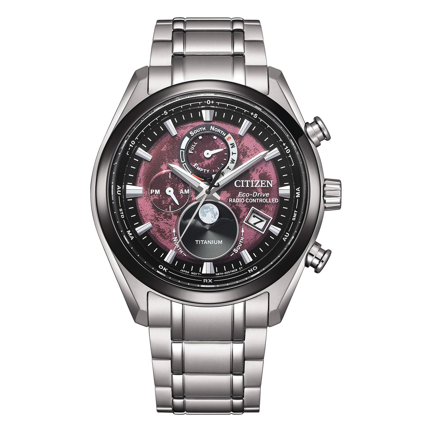 orologio uomo tsuki-yomi moon phase citizen