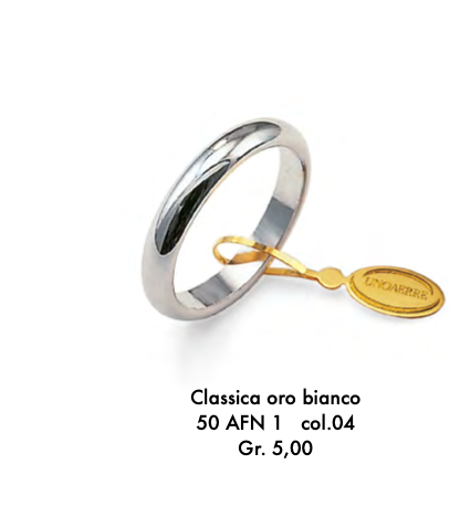 fede nuziale classica gr.5 unoerre