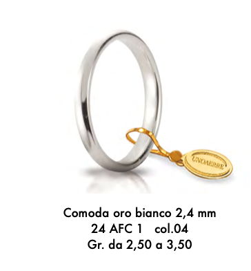 fede comoda 2,4mm unoerre