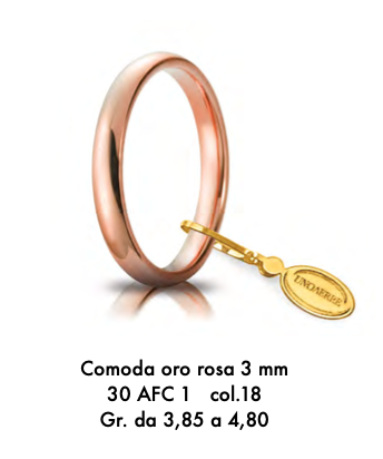 fede comoda 3mm unoerre