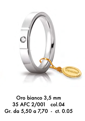 fede cerchi di luce 3,5mm-ct 0.05 unoerre